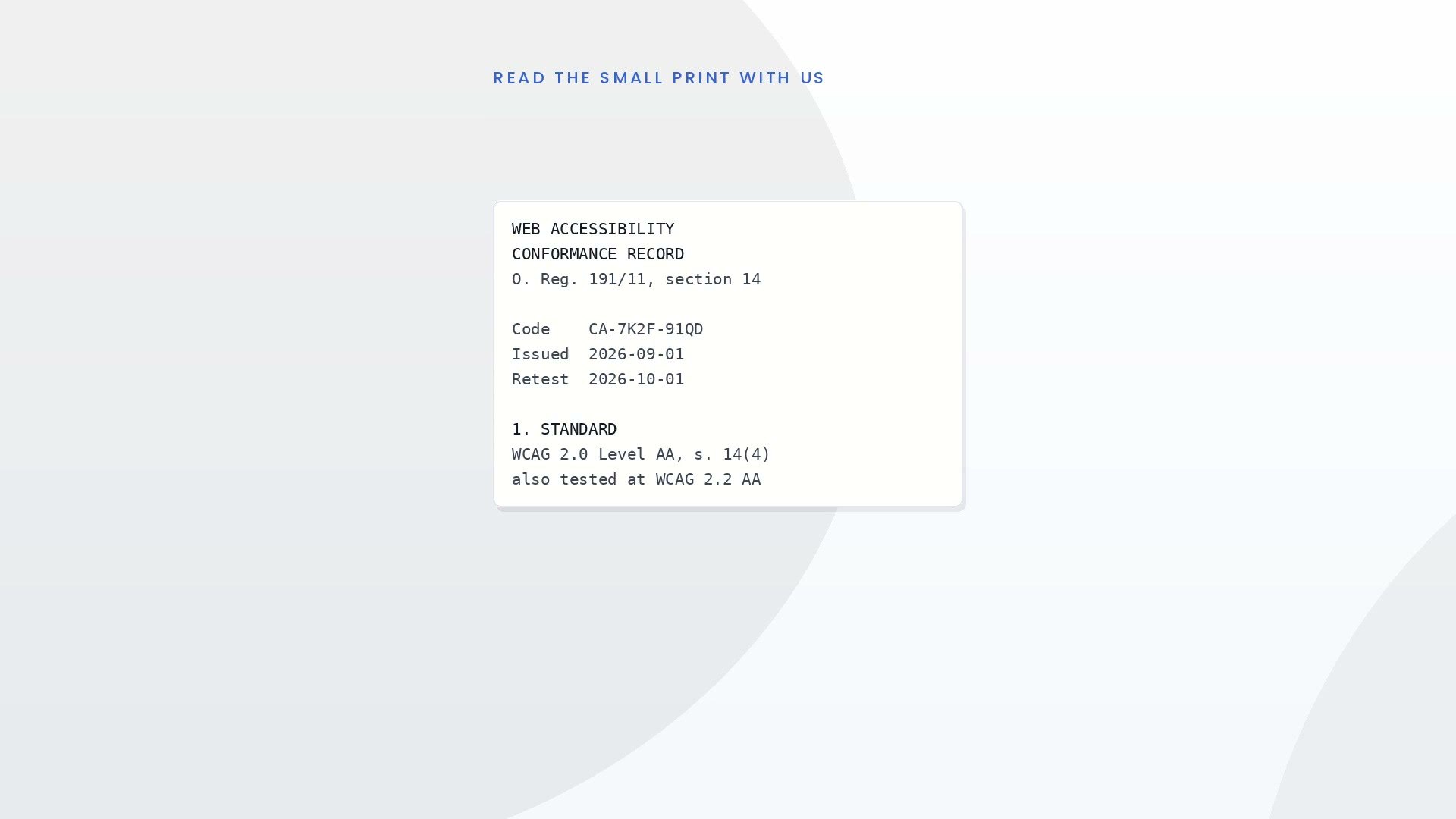 Un cliente mi ha girato il «certificato» che aveva comprato l'anno scorso.